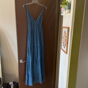 SEASPICE 100% Peruvian Cotton Tiered Maxi Dress
